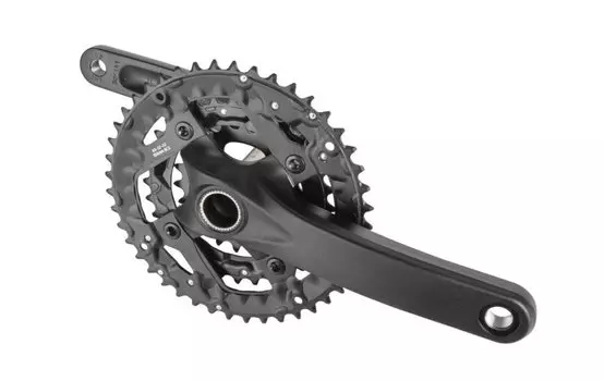 Система PROWHEEL полая ось CrMo. сменные звезды алюм./сталь 22/32/44зуб алюм. шатун 170мм, Q-factor 181мм, 5-351257