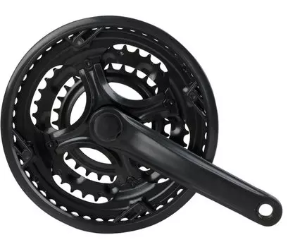 Система шатунов M-Wave, 6/7/8 скоростей, стальные шатуны в пластиковом кожухе 170мм, черная, 5-351246