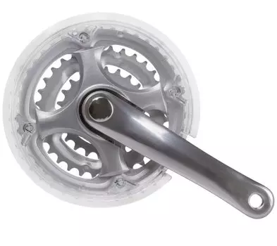 Система шатунов M-Wave 7-8 скоростей, алюминий/сталь, 22/32/42 зубов, с защитой, 170 мм, 5-351