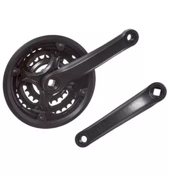 Система шатунов M-Wave, 7-8 скоростей, сталь, 24/34/42 Т, защита, 170 мм, черная, 5-351253