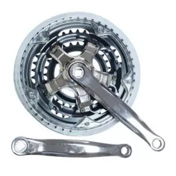 Система шатунов TBS под квадрат, стальные, 170 мм, 28/38/48T, серый, ZTB21231