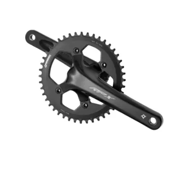 Система шатунов PROWHEEL для гревел-байков, 44T, для 11-скоростной трансмиссии, 175 мм, черная, RPX-FD100A-TT