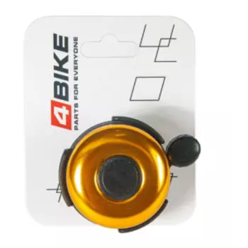 Велозвонок 4BIKE BB3204-Gld, латунь, D-52 мм, золотистый, ARV100027