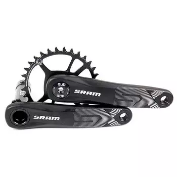 Система шатунов SRAM SX EAGLE, 11/12ск., звезда 30T, 170мм, AL EAGLE, DUB, без каретки, чёрные, ZSR22355