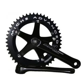 Система шатунов трековые Miche Pista Advanced 51D 172 BLACK, CSPA0BBG51000