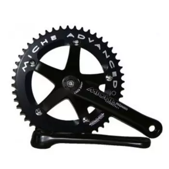 Система шатунов трековые Miche Pista Advanced 51D 175 BLACK, CSPA0BBH51000