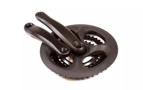 Система шатунов TRIX, 3 скорости, 1/2"х3/32", 28/38/48 зубьев, шатуны 170мм, резьба 9/16", под квадрат, AL07-S2848FG