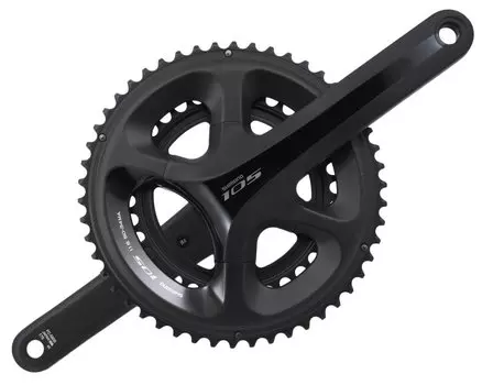 Система шатунов велосипедная 105 5800 SHIMANO, 11 скоростей, 175мм, 50/34T, черная, IFC5800EX04L
