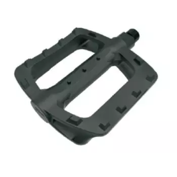 Педали велосипедные, Vinca Sport VP 171 DU, ось 9х16, DU подшипниках, пластиковые, черные.