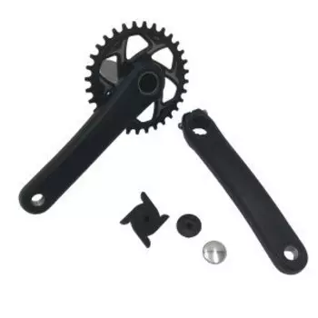 Система шатунов велосипедная MESSING 32T 11 скоростей, 175 мм, черный, Boost Alu, 351201