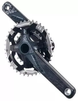 Система шатунов велосипедная MTB FSA K-Force CK Carbon grey BB392 36x26 M11 175mm V16, 312-0095755032