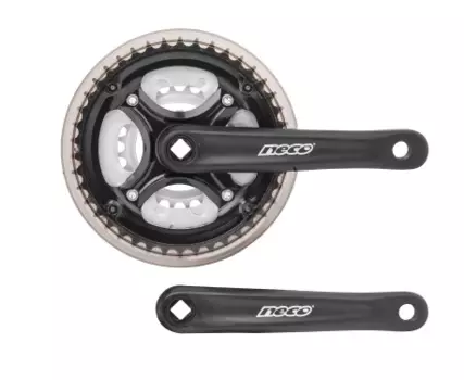 Система шатунов велосипедная NECO, шатуны под квадрат, алюминий, 170 мм, звёзды 24/34/42T, сталь, NSA-3003