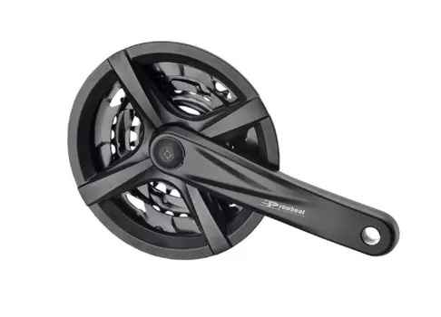Система шатунов велосипедная PROWHEEL, для MTB Enthusias, для 9-скоростей, 175 мм, 40/30/22Т, черный, TF-CU01