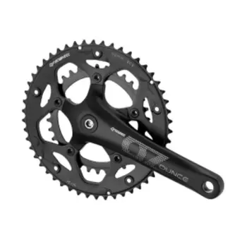 Система шатунов велосипедная PROWHEEL, для шоссе, 2 звезды, 50T-34T, для 9/8-скоростей, 175мм, черный, OUNCE-521C-N