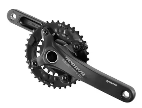 Система шатунов велосипедная PROWHEEL, класса MTB Performance, 2 звезды, для 10-скоростей, под квадрат, ZEPHYR-551