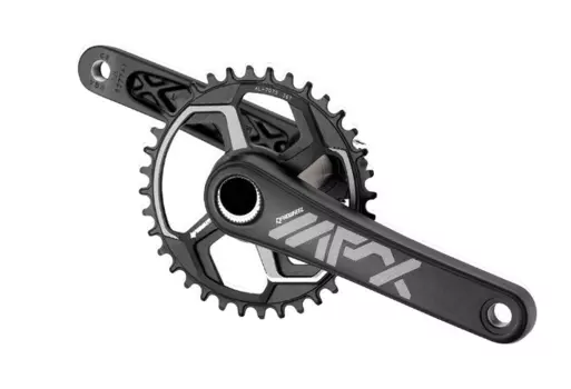 Система шатунов велосипедная PROWHEEL, класса MTB Race, 36Т, для 12-скоростей, 175 мм, черный, MPX12-36T-TT