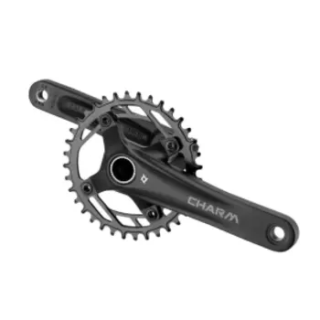 Система шатунов велосипедная PROWHEEL, класса MTB Race, 34T, для 11 скоростей, 175 мм, черный, CHARM-34T-TT