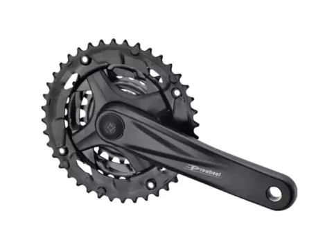 Система шатунов велосипедная Prowheel, MTB, 3 звезды, 40T-30T-22T, для 9-скоростей, 175 мм, черный, TF-CU10
