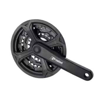 Система шатунов велосипедная PROWHEEL, MTB Enthusiast, для 8/7-скоростей, 42/32/22T, 175 мм, черный, TC-CQ02