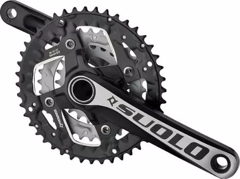 Система шатунов велосипедная PROWHEEL SUOLO-451-TT 44/32/22T, 170 мм, черный