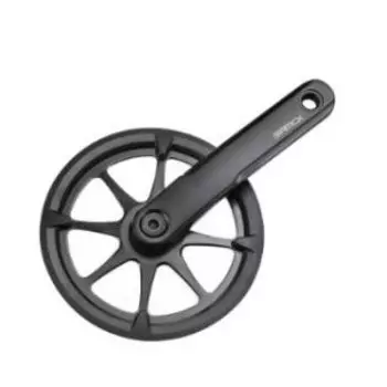 Система шатунов велосипедная SAMOX LifeStyle 1/2"x3/32", 42T, черная, SAC38-168NS-P33