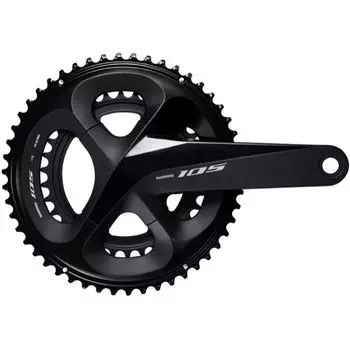 Система шатунов велосипедная Shimano 105 R7000, 11 скоростей, 175 мм, 52/36T, черный, IFCR7000EX26L