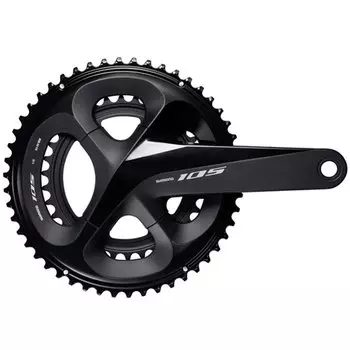 Система шатунов велосипедная SHIMANO 105 R7000, 11 скоростей, 170 мм, 53/39T, черный, IFCR7000CX39L