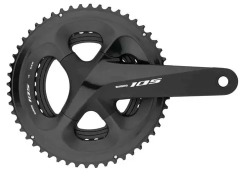 Система шатунов велосипедная Shimano 105 R7000, шатун 172.5 мм, черный, IFCR7000DX26L
