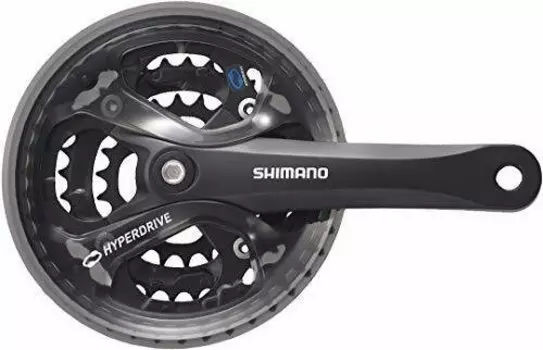 Система шатунов велосипедная Shimano Acera, M361, 170мм, квадрат, 42/32/22T, EFCM361C222CL