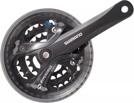 Система шатунов велосипедная Shimano Acera, M361, 175мм, Квадрат, 42/32/22T, EFCM361E222CL