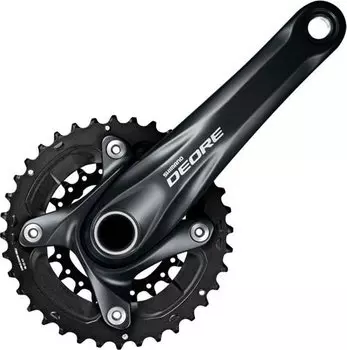 Система шатунов велосипедная Shimano Deore M617, Hollowtech II, 10 скоростей, 170 мм, 36/22T , без каретки, EFCM617CX62L