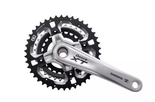 Система шатунов велосипедная Shimano Deore XT M77010, 175мм, 42/32/24 с кареткой IFCM77010E224X