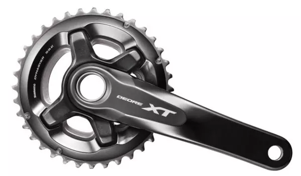 Система шатунов велосипедная Shimano Deore XT M8000-2, 175 мм, для 11 ск, с бонками для CL 51.8мм, IFCM8000BEX66