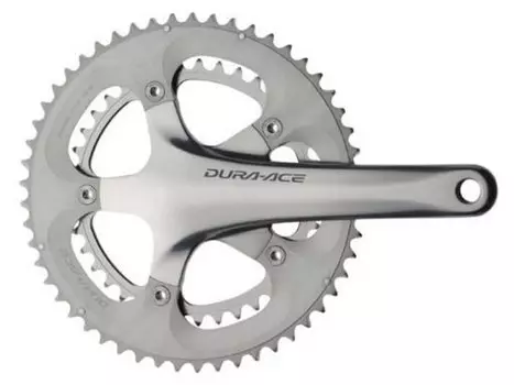 Система шатунов велосипедная SHIMANO Dura-Ace 7800, 165мм, интегрированный вал, 53/39T без каретки IFC7800AX39