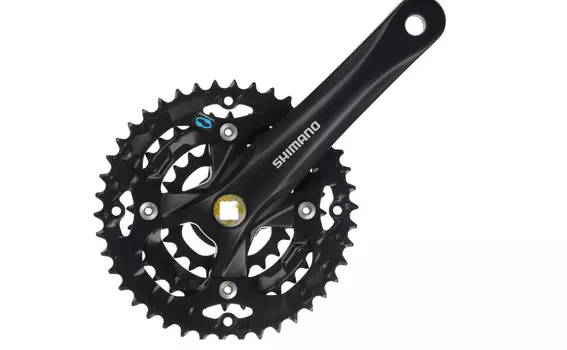 Система шатунов велосипедная SHIMANO FC-M361-L ACERA, на 7/8 скоростей, 175мм, 42/32/22T, под квадрат, AFCM361E222XL