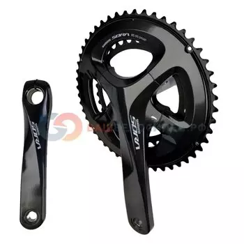 Система шатунов велосипедная SHIMANO Sora R3000, Hollowtech, 170 мм, 50/34, 9 скоростей, без каретки, EFCR3000CX04X