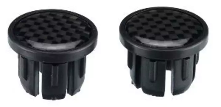 Заглушки велосипедные для грипс BBB End caps carbon struture, 2 штуки, черный, BHT-92S
