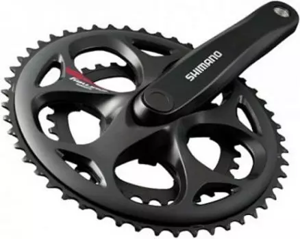 Система шатунов велосипедная Shimano Tourney, A070, 170мм, Кв, 50/34, с защитой, черный, EFCA070C04C