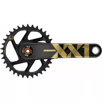 Система шатунов велосипедная Sram XX1EAGLE GOLD, МТБ, 24mm, 175x30, B148, 006118544010