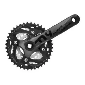 Система шатунов велосипедная SUNRACE FCM910.LBDD.SS0.BX M910, 9S, с защитой, 40-30-22T, 175мм, черный, 06-201209