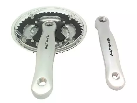 Система шатунов велосипедная TBS, под квадрат 119мм, 24/34/42Тх170мм, линия цепи 47,5мм, SS-7364P-1