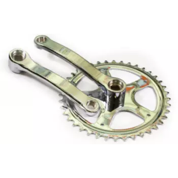 Система шатунов велосипедная TRIX, звезда на 40 зубьев, 1/2" x 1/8", 152 мм, хром, ST05+OPC118 (10027)