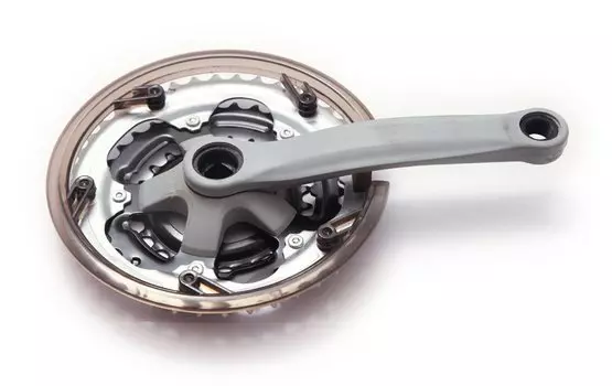 Система шатунов велосипедная, звезды 24x34x42, длина 170мм, GS-P366(32)