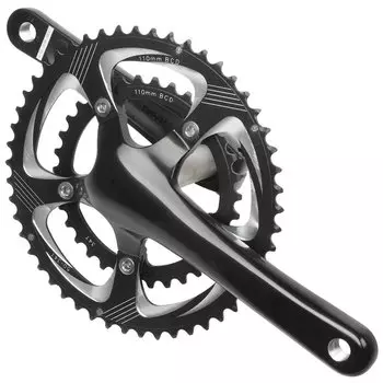 Система шатунов велосипедные MTB Mighty 34/50 172.5mm, 11 ск.,A lu черн., 350470