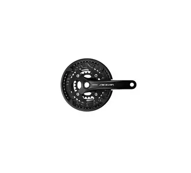Система SHIMANO Acera, FC-T3010, 44/32/22T, 3x9 скоростей, 170мм, квадрат, черная, AFCT3010C422CL