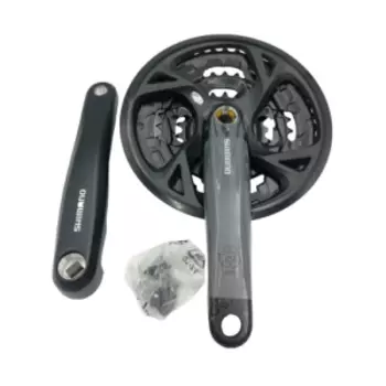 Система шатунов велосипедная SHIMANO ALTUS EFCM371E422СL, 44/32/22, 175мм, сменные звезды с защитой, черная, 2-4047