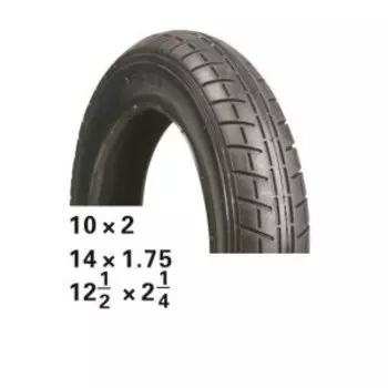 Покрышка HOTA 12 1/2 х 2 1/4 слик, черная, NEW, 09-500237