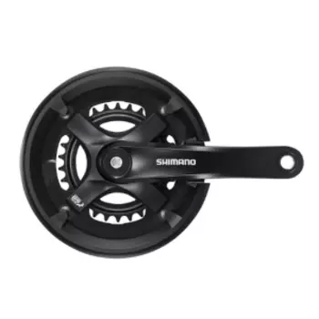 Система шатунов велосипедная SHIMANO TY501, 175мм, для 2x7/8ск,с болтами крепежа, EFCTY5012E60CLB