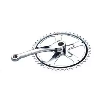 Система шатунов велосипедная TBS, 1 ск, под клин, 165 мм, 46T, стальная, DC-111