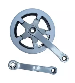 Система TBS под квадрат стальные, 152 мм, 40T, под цепь 3/32", серые, с защитой, ZTB21236